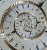 Time goes on forever