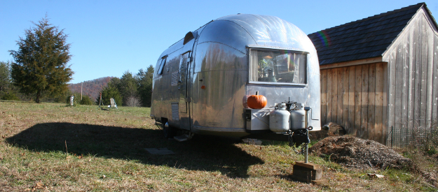 Josh Rogan's Airstream for travelling the country