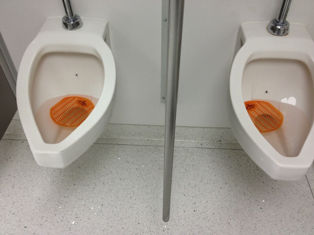 St. Louis Airport - Urinals With Flies