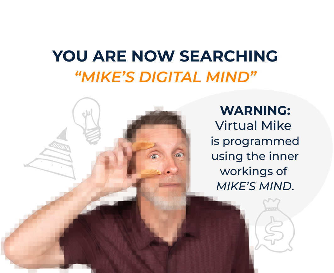 Search Mike's Digital Mind — AI-powered answers